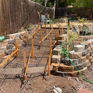 concrete stairs build